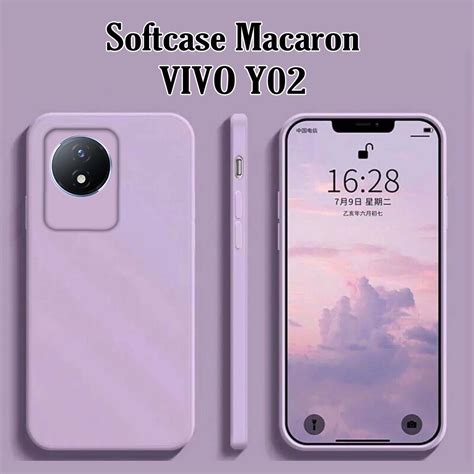 Soft Case Macaron Protect Camera for Vivo